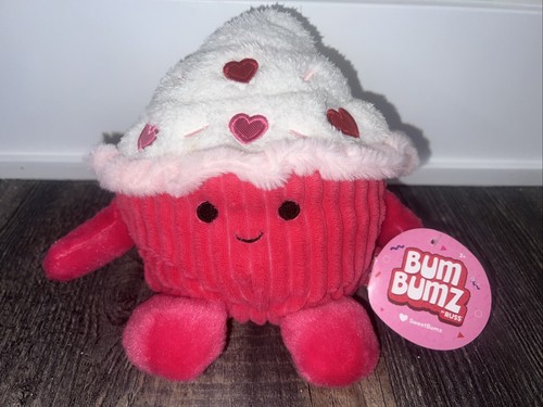 BUM BUMZ Bumbumz Valentine Plush 8" Cole the Cupcake NEW W/ tag Kellytoy 2023 - 第 1/5 張圖片