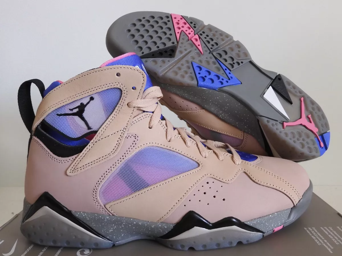 NIKE AIR JORDAN 7 RETRO SE SHIMMER-BLACK-SAPPHIRE BLUE SZ 11