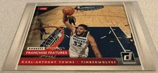 2021-22 Donruss Basketball Karl-Anthony Towns Timberwolves Franchise Features