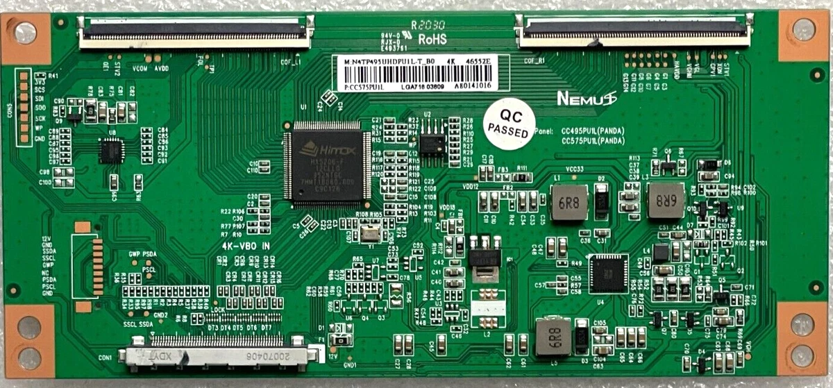 Carte T-Con Pour Téléviseur RCA LED40C45RQ - Référence 13Y_0CS120PBMB4C2LV0.2 - Ouverte Jamais Utilisée