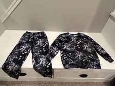 ART CLASS Kids' Tie-Dye Pull-On Jogger Sweatpants - Sweatshirt L 10/12 - Navy