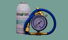 Arctic Air for R22 | 1 Can + Brass Gauge  | 4oz EnviroSafe | Get Colder Air!