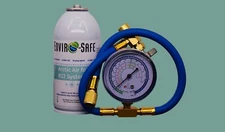 Arctic Air for R22 | 1 Can + Brass Gauge  | 4oz EnviroSafe | Get Colder Air!