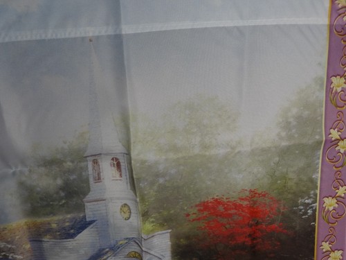 Thomas Kinkade House Yard Flag "Happy Easter" Spring Heritage Collection - Picture 7 of 11