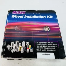 McGard 84562BK For Jeep Wrangler Hex Install Kit 1/2-20 Cone Seat 1.5"Oal-Black