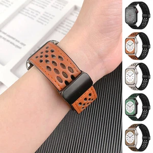 Leather Band Strap for Apple Watch 10 9 8 7 6 5 4 SE Ultra 41/42/44/45/46/49mm