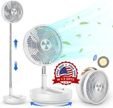 Ventilador portatil recargable de mano para casa con control abanico piso 10''