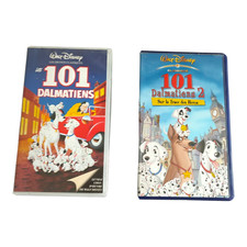 Lot Cassettes Vidéo VHS Walt Disney 101 Dalmatiens Dessin Animé Enfants Français