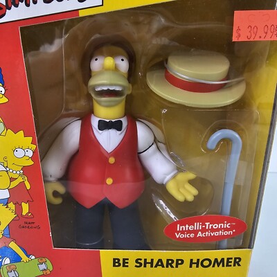 The Simpsons BE SHARP HOMER Figure Set ToyFare Exclusive Fox