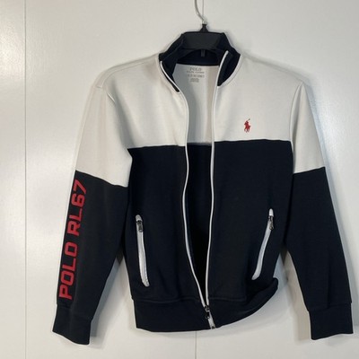 Polo Sport Ralph Lauren Track Jacket Mens XS Polo 67 Red White