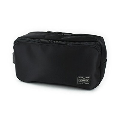 PORTER TIME  POUCH 655-17877 Black Clutch Bag from Japan Brand New