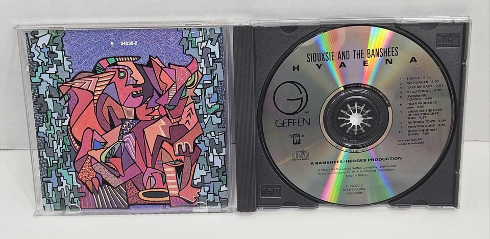 Siouxsie and the Banshees Hyaena CD Geffen 1984 NM Foto 2 de 4