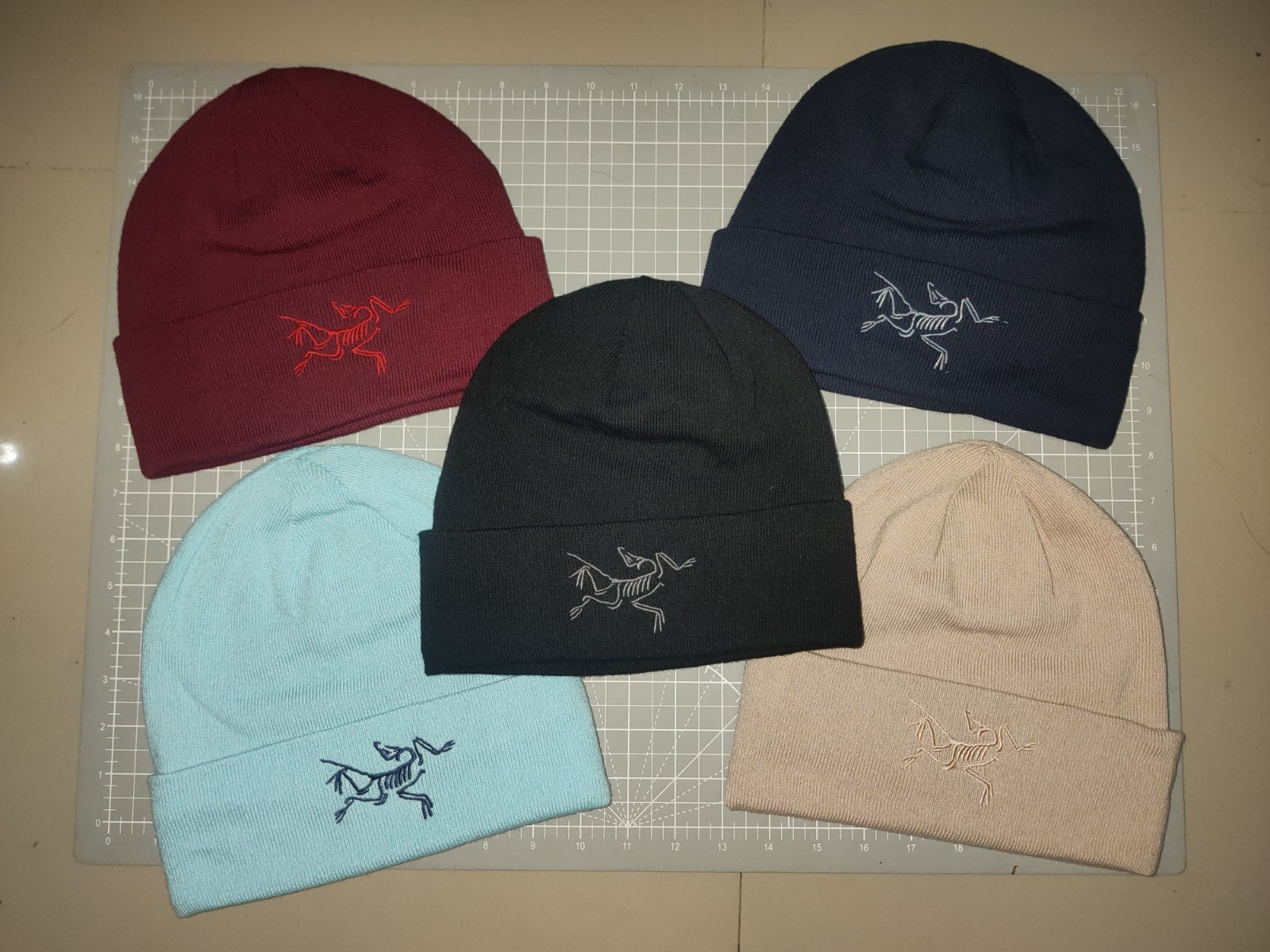 Berretto ARC'TERYX ricamato uccellino TOQUE spedizione gratuita sconto autentico nuovo senza etichette