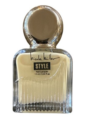 0.44oz Nicole Miller Style Nail Lacquer Pale Yellow Durable Long-Lasting Formula