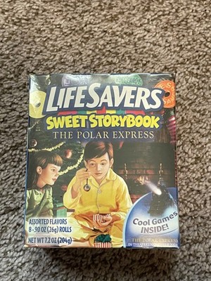 Vintage Lifesavers Sweet Storybook- The Polar Express- Factory Sealed Rare 