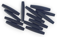 30 Pcs Genuine Bone Hair Pipe Beads 1.5 1 Inch Black for Native American