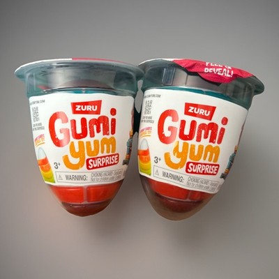 2 Zuru Gumi Yum Surprise Collection Candy Surprise Toy