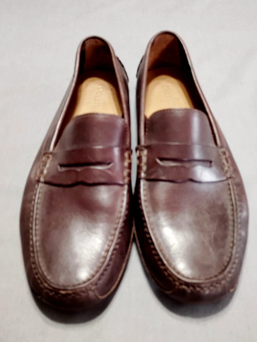 Cole‎ Haan Men 12M Penny Loafers Driving Moccasins Brown Leather C12133 Resort Cole Haan Mens 12 Grant LTE Brown Penny | Mercari main image 2