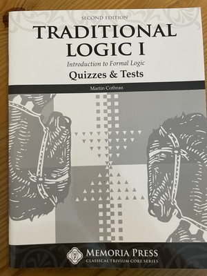 Memoria Press Introduction Traditional Logic 2nd Ed Student Quiz Test Homeschool