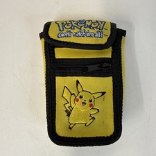 Vintage Pikachu Game Boy Color Yellow Pokemon Carrying Case Pouch