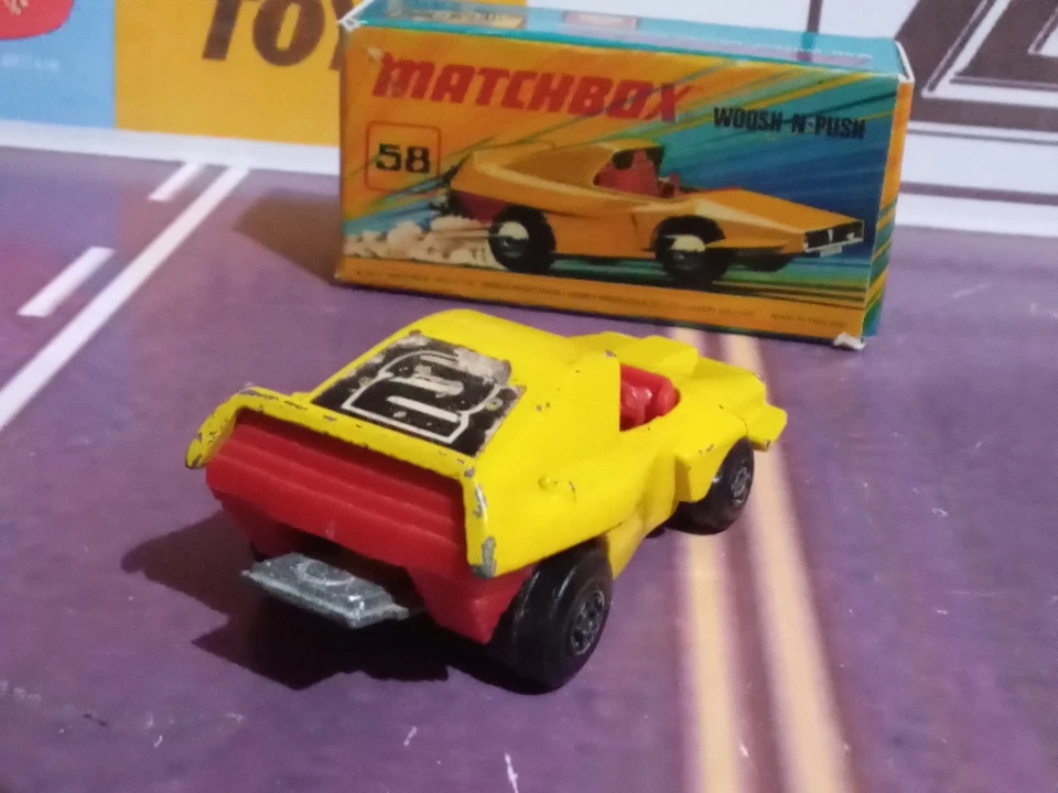 Matchbox Superfast #58. Woosh - N - Push with Reproduction Box - Image 3 of 4