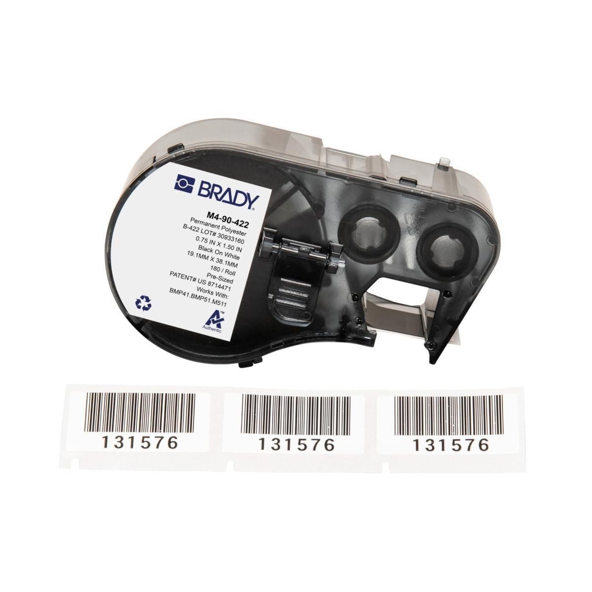 Brady M4-90-422 BMP41/BMP51/M511 Label