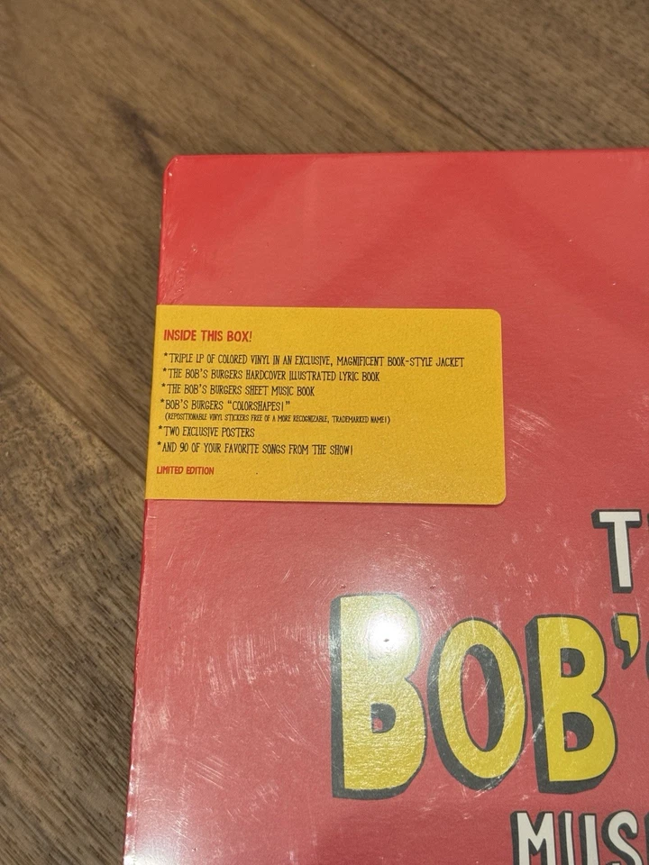 The Bobs Burger Music Album Vol.2 - 3LP Colored Vinyl Set - SEALED - LTD Box - Image 2 of 3