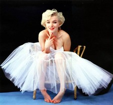 Marilyn Monroe With Tulle Dress 4x6 Picture Celebrity Print