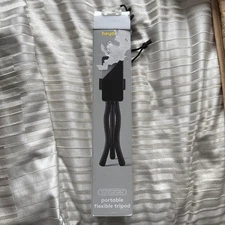 Heyday Portable Flexible Tripod for Smartphones + GoPro Mount - Black