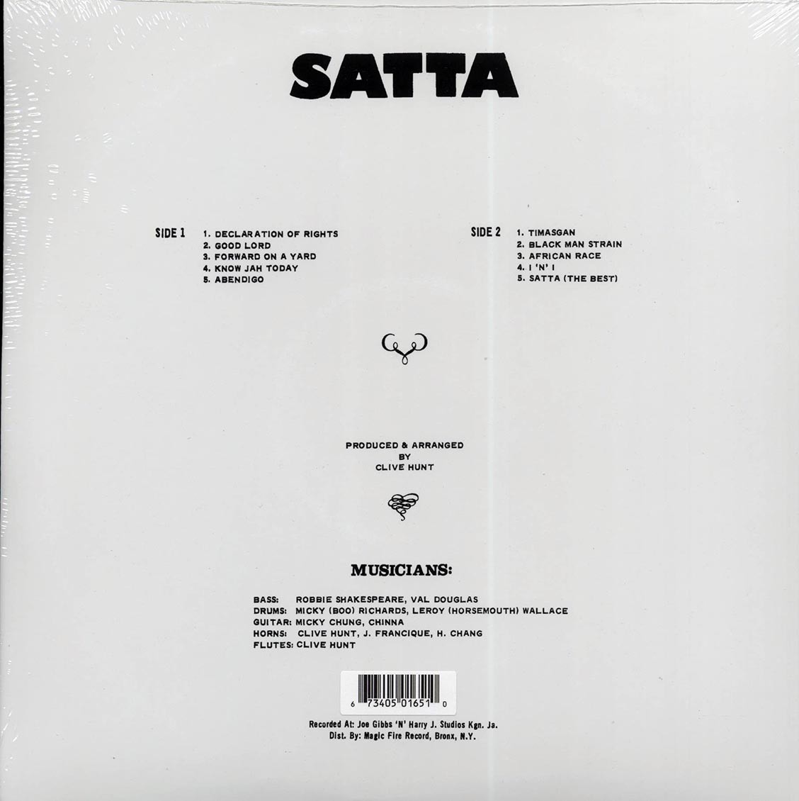 VINYL The Abyssinians - Satta - second product detail image