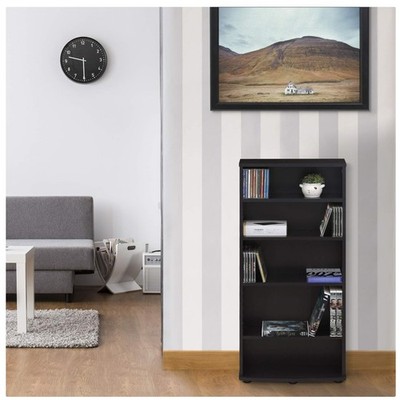 Slim 5-Tier Multimedia Storage Tower