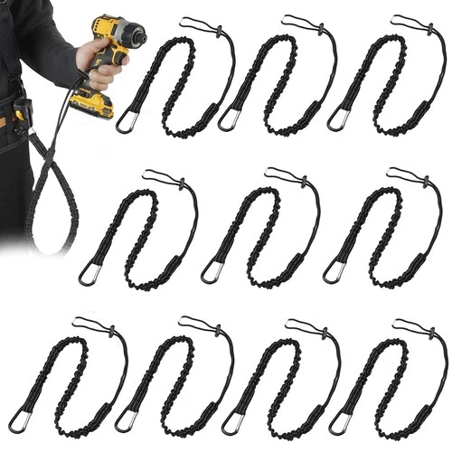 RTDHO Tool Lanyard 6 Pack with Spring Carabiner & Adjustable Loop