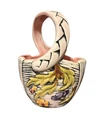 Vintage Pink Hull Pottery Basket Blossom Flite 1955 T2 Candy Dish Vase