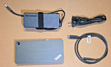 Lenovo ThinkPad USB-C Dock Type 40A9 DK1633 w/ 90W Power Adapter  USB-C Cable