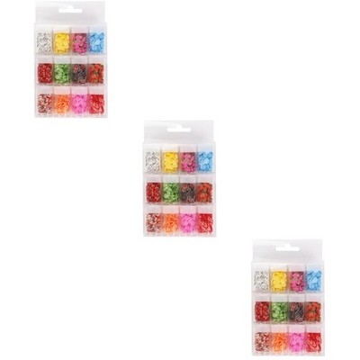 3 Pack Nagelzubehör Obst Scheiben Frucht-Nagelanhänger Fruchtnagelscheiben
