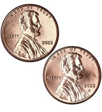 2022 P D UNC LINCOLN SHIELD CENTS FREE SHIPPING