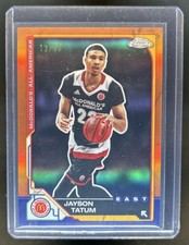 2025 Topps Chrome McDonald's All-American Jayson Tatum Orange Refractor #/15