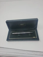 Cross Chrome Ballpoint Pen 3502 New In Box Writing Instrument Silver