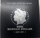 2021-D Morgan Silver Dollar w/ OGP & COA 21XG Denver