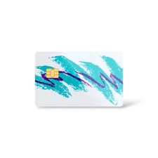 Retro Wave Credit Card Sticker Debit Card Skin Cover
