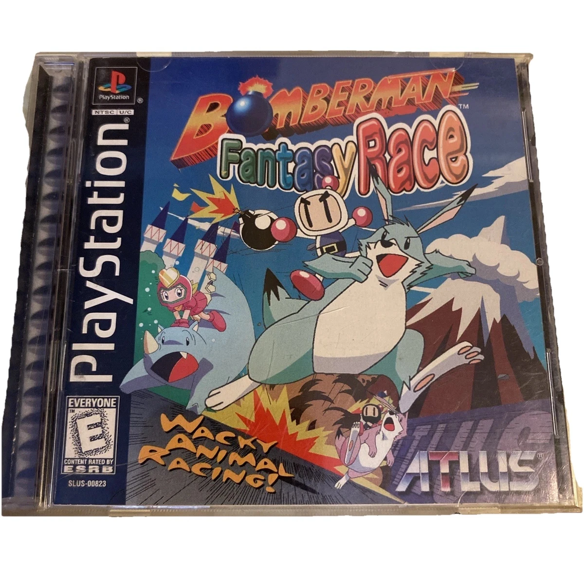 Jeu PS1 Bomberman Fantasy Race - Version Originale Complète - Bon état