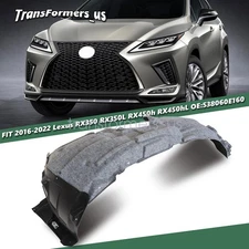 Front Left Inner Fender Liner Fits 16-22 Lexus RX350 18-22 RX350L RX450h RX450hL
