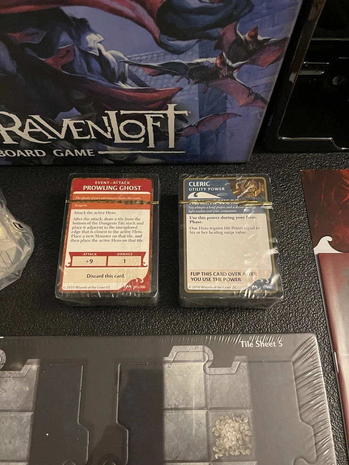 Dungeons & Dragons Castle Ravenloft WOTC 2010 Board Game Open Box Items Sealed!! - Image 4 of 4