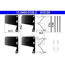 ATE Zubehörsatz Scheibenbremsbelag vorne für Ford Taunus Escort II Granada
