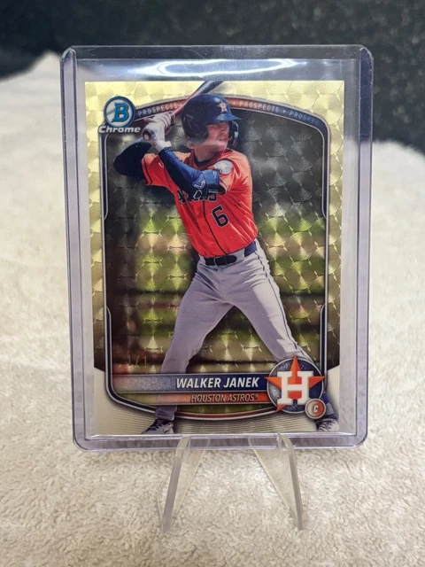 2025 Bowman Draft Walker Janek Gold Vinyl 1/1 Superfractor
