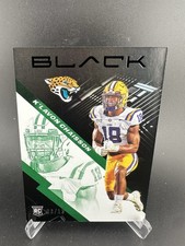 K'Lavon Chaisson 2020 Panini Black - Rookie Card #159 GOLD SSP /10. rookie card picture