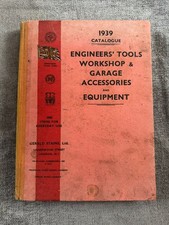 1939 Gerald Stains Motoren Ingenieure Werkstatt Drehmaschine Ausrüstung Katalog