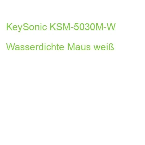 KeySonic KSM-5030M-W Wasserdichte Maus weiß (4250078165286) - Bild 2 von 2