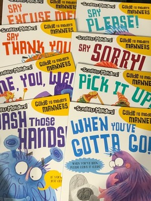 8 BK Series- The Scribble Monsters, Guide to Modern Manners, PB,  NEW