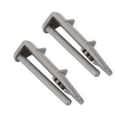 2X TOP BASKET RAIL CAP CLIP FOR BEKO EUROMAID BLANCO DISHWASHER | PN: 1880580400